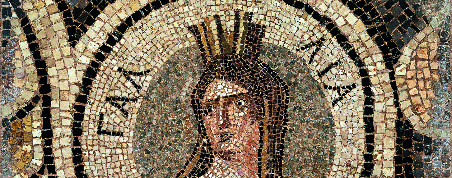 Allégorie de la Gaule, détail de la mosaïque des Provinces